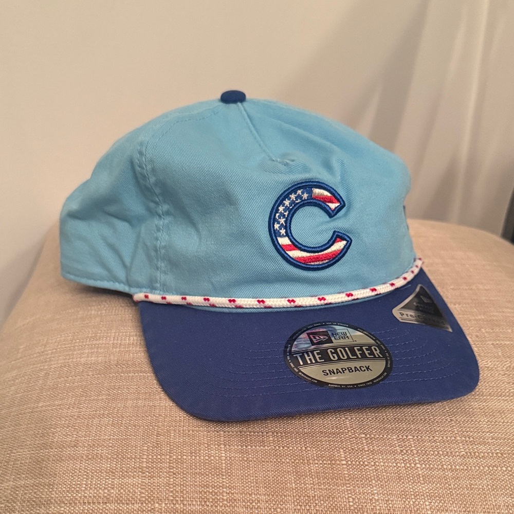 New Era Blue and Light Blue Snapback Cap